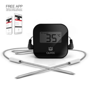 Cappec Bluetooth Digital Meat Thermometer for BBQ Oven Smoker Grill