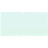 U Brands Magnetic Glass Dry-Erase Board, 72 X 36 Inches, White Frosted Surface, Frameless