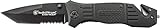 Smith & Wesson SWFR2S 8in High Carbon S.S. Folding Knife with 3.3in Tanto Point Serrated Blade and Aluminum Handle for Outdoor, Tactical, Survival and EDC
