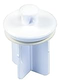 JR Products 95205 Four-Stem Pop-Up Stopper - White