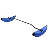 KENANLAN Inflatable Kayak Stabilizer PVC Canoe Outrigger Kit Floating Balancing Boat Accessory (Blue)
