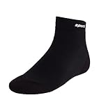 Sporti Nylon Spandex Swim Fin Socks - Black - Large
