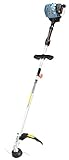 SENIX GTS4QL-L 4QL 26.5 cc Full Crank Gas Weed Eater, String Trimmer and Edger Lawn Tool with Straight Shaft, Front D-Handle, Bump Feed, 17.7 Inch Cutting Width
