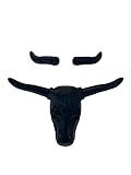 Roping Calf Head Steer Dummy Practice Kit Two Pair of Detachable Horn