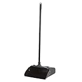 AmazonCommercial Pivoting Upright Lobby Dust Pan, Black