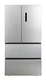 Hamilton Beach HBFR1504 Full Size Counter Depth Refrigerator with Two Freezer Drawers, 17.9 cu ft, Stainless