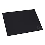Logitech G240 Cloth Gaming Mouse Pad, Optimized for Gaming Sensors, Moderate Surface Friction, Non-Slip Mouse Mat - Black