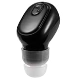 GOALSEN X7 Single Bluetooth Wireless Earbud Mini Invisible in-Ear Super Long Battery Life Headphone -Black