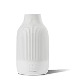 SOICARE Cordless Rechargeable Diffuser, Battery Operated Mini Portable Wireless Diffuser for Essential Oils, 80ML Small Essential Oil Diffuser with Warm Light (White)