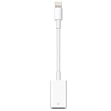 WORLDBOYU Lightning to USB Camera Adapter Lightning Female USB OTG Cable Adapter for Select iPhone,iPad Models Support Connect Camera, Card Reader, USB Flash Drive, MIDI Keyboard, White