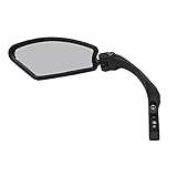 Bicycle mirror,handlebars bike mirror,safety rearview mirror,stainless steel lens, suitable for road/mountain/electric bicycle/children/adult bicycle (left)