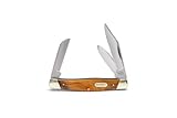 Buck Knives 371 Stockman 3-Blade Folding Pocket Knife with Wood Handle