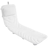 Full Body Bath Pillow, Upgraded Non-Slip Bath Cushion for Tub, Spa Bathtub Pillow Mattress for Head Neck Shoulder and Back Rest Support，Hot Tub Accessories – 50'x 15'