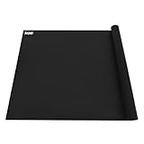 36.2' x 24' Extra Large Silicone Mat for Epoxy Resin, Nonstick Silicon Mats for Crafts Jewelry Casting, Non-Slip Kitchen Table Placemats for Countertop Protector Heat Resistant by Foepoge, Black