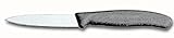 Victorinox 6.7603 3.25 Inch Swiss Classic Paring Knife with Straight Edge, Spear Point, Black, 3.25', 3.25' Paring