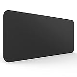Gaming Mouse Pad UtechSmart Extended Large Mousepad with Superior Micro-Weave Cloth , Waterproof Keyboard Pad with Stitched Edges, Non-Slip Base, 31.5 x 11.8 inch, XL, Black