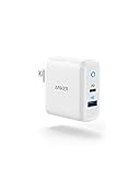 USB C Charger, Anker 32W 2 Port Charger with 20W USB C Power Adapter, PowerPort PD 2 with Foldable Plug for iPad/iPad Mini, for iPhone 13/13 Mini/13 Pro/13 Pro Max/12/11, Pixel, Galaxy, and More