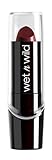 Wet n Wild Silk Finish Lipstick, Hydrating Lip Color, Rich Buildable Color, Black Orchid Red