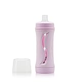 Non Squeeze, No Mess Baby Food Bottle (Pink)