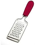 Norpro Grip-EZ Mini Grater - Great for Cheese, Garlic Nutmeg, Chocolate and Nuts (Red)