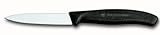 Victorinox 3.25 Inch Swiss Classic Paring Knife with Straight Edge, Spear Point, Black, 3.25'