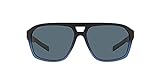 Costa Del Mar Men's Switchfoot Polarized Rectangular Sunglasses, Deep Sea Blue/Grey Polarized-580P, 61 mm
