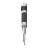 Starrett Steel Automatic Center Punch with Adjustable Stroke - 5-1/4' Length, 11/16' Punch Diameter, Lightweight, Knurled Steel Handle - 18C