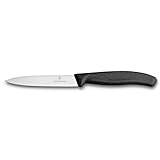 Victorinox Swiss Army 6.7703 Swiss Classic Straight Paring Knife Black 4 in