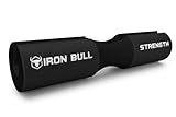 Iron Bull Strength Advanced Squat Pad - Barbell Pad for Squats, Lunges & Hip Thrusts - Neck & Shoulder Protective Pad Support (Black)
