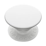 PopSockets: Phone Grip with Expanding Kickstand, Pop Socket for Phone - White