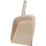 SPARTA Plastic Handheld, Dustpan with Wide Lip for Home, Restaurant, Lobby, Office, 10 Inches, Tan