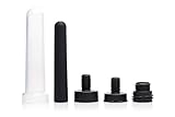 Cleanstream Travel Enema Water Bottle Adapter Set Black 4.5' Length x 0.95' Width