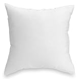 Foamily Throw Pillows Insert - Single Pillow 18' x Inches for Bed and Couch 100% Machine Washable Cotton Indoor Decorative &