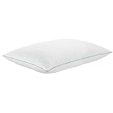 Columbia Comfort Ice Fiber Side Sleeper Down Alternative Bed Pillow - Instant Cooling 2 Sided Ice Fiber Cover - Supportive and Cozy Polyester Fiber Fill - Side Sleeper, Standard/Queen