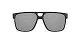 Oakley Men's OO9391 Crossrange Patch Asian Fit Rectangular Sunglasses, Matte Black/Prizm Black, 60 mm
