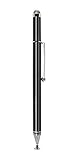 amPen 2-in-1 Stylus - Precision Disk and Touchscreen Stylus Pen (Black)