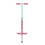 Madd Gear Pogo Stick for Kids - Perfect for Kids 8 Years and Older - Beginner Pogo Stick - Max Weight 175 lbs - Pink/Teal