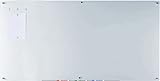 Audio-Visual Direct Magnetic White Glass Dry-Erase Board Set - 36 x 72 Inches -