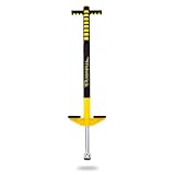 Flybar Maverick Pogo Stick for Kids Ages 5+, 40 to 80 Pounds, Perfect for Beginners, Easy Grip Handles, Anti-Slip Pegs, Outdoor Toys for Boys, Jumper Toys for Girls, Outside Toys for Kids (YLW/BLK)