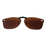 Polarized CLIP-ON Sunglasses for Ray-Ban New Wayfarer RB5184 (RX5184) 50-18-145(Brown)