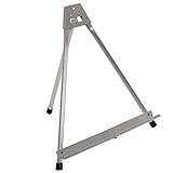 U.S. Art Supply 15' High Aluminum Tabletop Display Easel with Collapsible Folding Frame - Portable Artist Tripod Stand - Holds Canvas, Paintings, Books, Presentations, Photos, Pictures, Signs, Posters