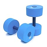 Sunlite Sports High-Density EVA-Foam Aquatic Dumbbell Set, Water Weight, Soft Padded, Water Aerobics, Aqua Therapy, Pool Fitness, Water Exercise