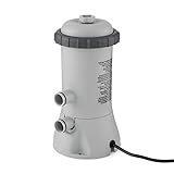 INTEX C1000 Krystal Clear Cartridge Filter Pump for Above Ground Pools: 1000 GPH Flow Rate – Improved Circulation and Filtration Easy Installation Water Clarity Easy-to-Clean