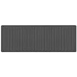 BDK-MT-600A Heavy-Duty Utility Truck Bed Tailgate Mat, 60' x 19.5' – Extra Thick Rubber Cargo Liner for Pickup Trucks with Universal Trim-to-Fit Design - Black