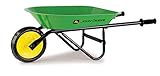 John Deere Farm Toys Steel Wheelbarrow for Kids Aged 2 Years and Up, 34 Inch, Green