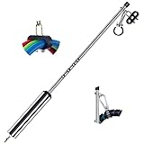 Dazakoot 40” Swivel Pogo Stick for Semi Truck, Pogo Stick for Air Brake Line & Electric Power Cord Holder, Heavy Duty Stainless Steel Pogo Stick with Clamp, 3 Hole Clamp, Lock Screw…