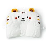 Reidio Newborn Pillow Adjustable Baby Head Pillow Soft and Breathable Baby Pillows for Sleeping Ergonomic Design Washable (3#Tiger)