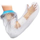 Waterproof Arm Cast Cover for Shower Adult Long full Protector Cover Soft Comfortable Watertight Seal to Keep Wounds Dry Bath Bandage Broken Hand,Wrist,Finger,Elbow No Mark on Skin Reusable