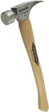 Stiletto Ti12SC-16 Ti 12-Ounce Smooth Face Hammer with a Curved 16-Inch Hickory Handle