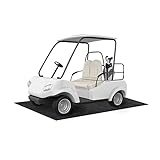 WELKIN Golf Cart Parking Mat, Garage Floor Mat, Oil Spill Mat, Premium Absorbent Oil Pad, Waterproof, Washable, Durable, Protect Garage and Shop from Spills, Drips, Splashes and Stains 8'5'x6'6'